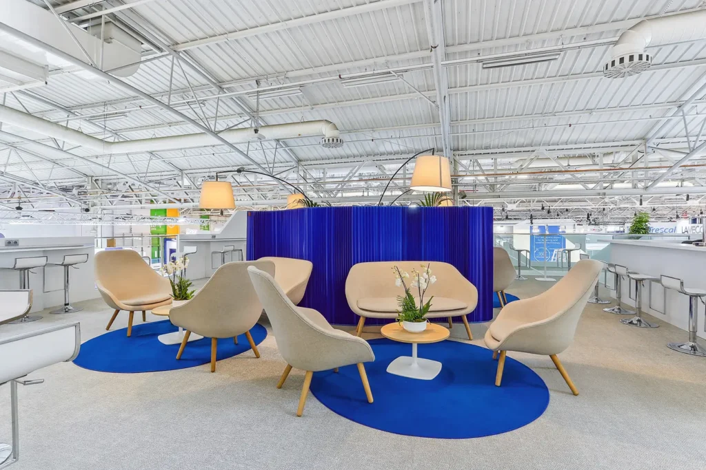 Stand GIFAS au Salon international de l'aeronautique SIAE par Comptoir Design Lab