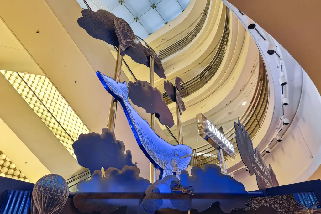 Conception d'un Pop-up Store Samsung aux Galeries Lafayette par Comptoir Design Lab